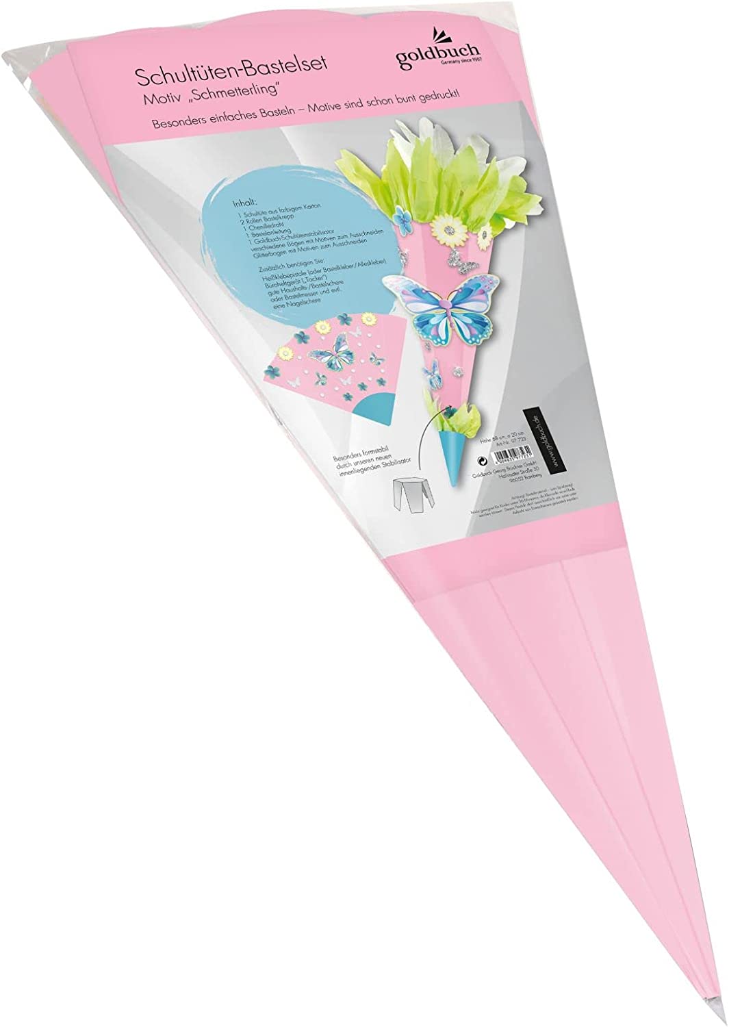 Goldbuch Schult�ten Bastelset Motiv Schmetterlinge 70cm