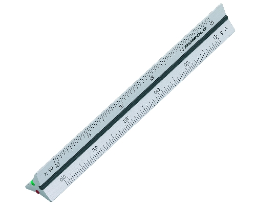 Dreikantma�stab 195/10 architect 1 Alu