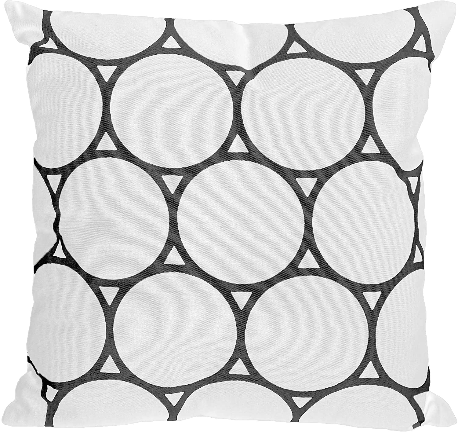Nielsen Kissenbezug Circle 45x45 wei�/grau ...