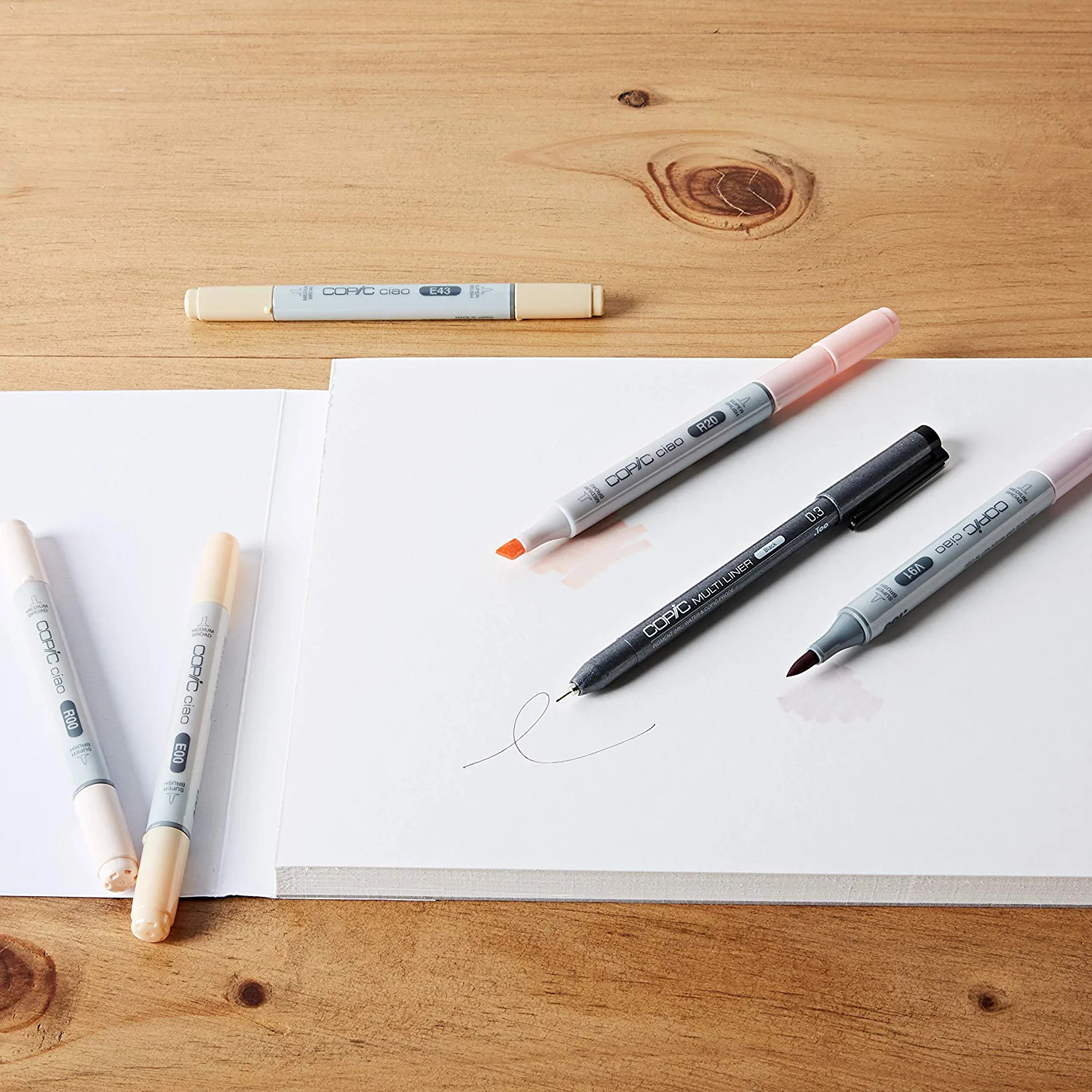 COPIC Hobbymarker ciao 5+1 Set, Hautfarben