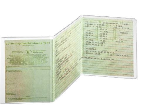 #25xHETZEL Ausweish�lle, PVC, 3-fach, 0,17 mm, Format: D...