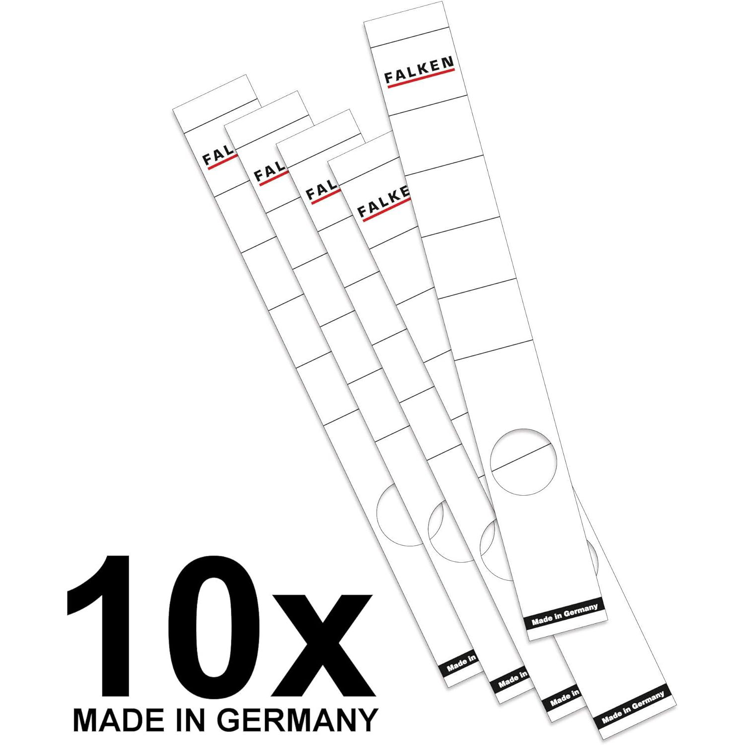 R�ckenschild sk 10er 36x290mm lang schmal wei�