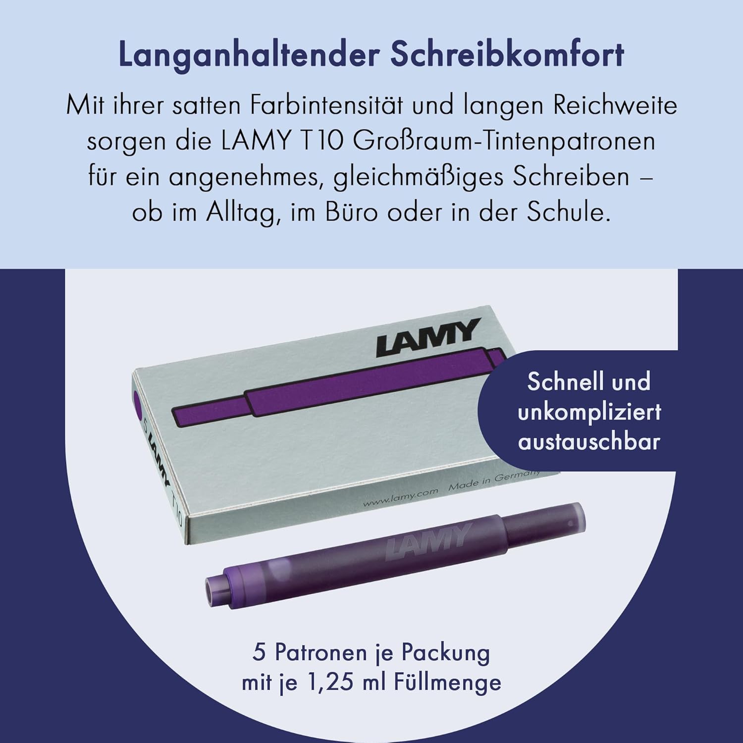 LAMY Tintenpatronen T10 825 LILA