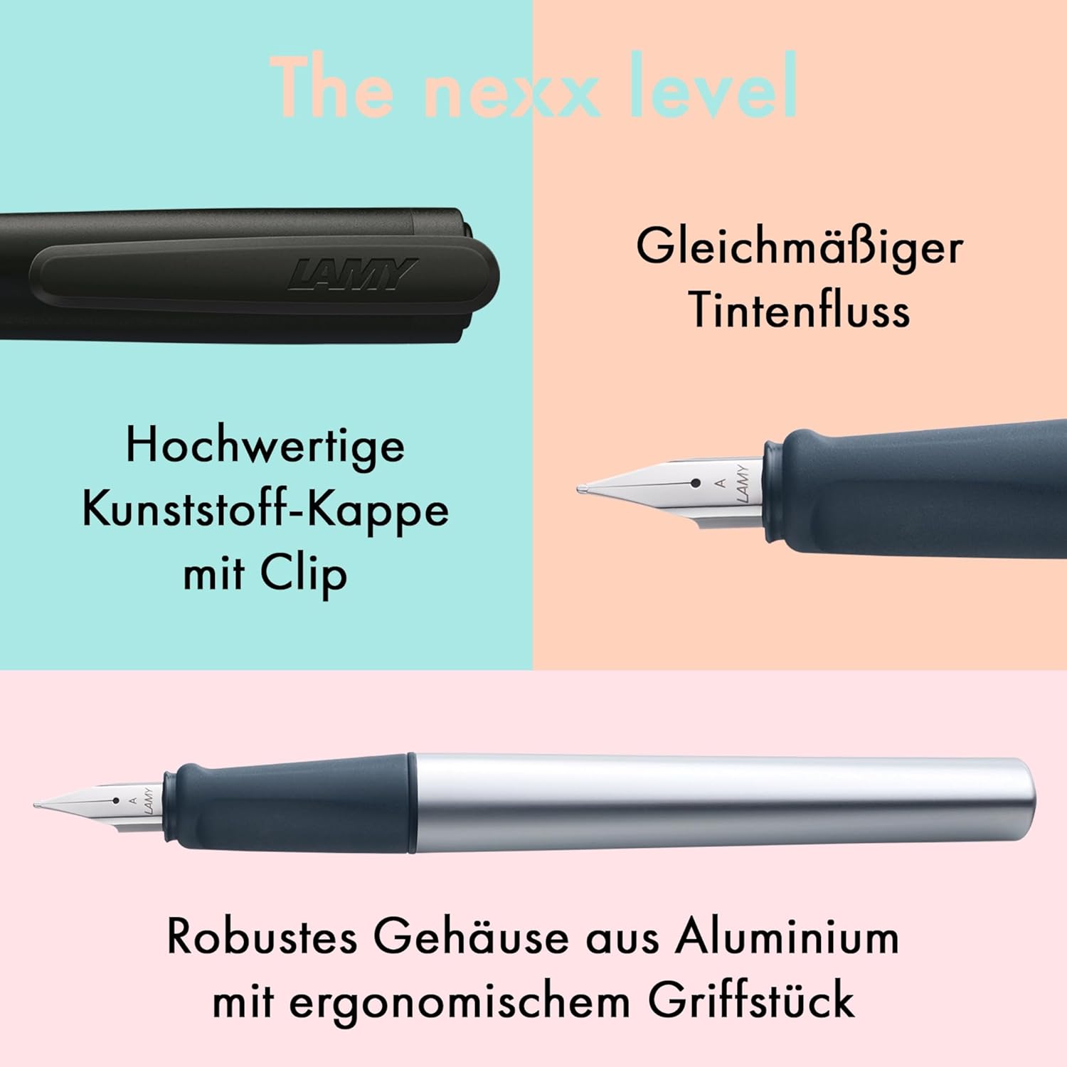 LAMY F�ller nexx 037 SCHWARZ St�rke A Linksh�nder