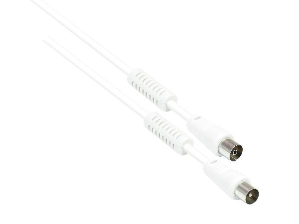 SAT Antennenkabel 1,5m Koax Stecker an Koax Buchse, 2x M...