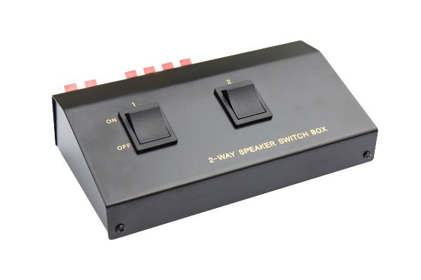 Lautsprecher Umschaltbox zum Anschluss von 2 Lautspreche...