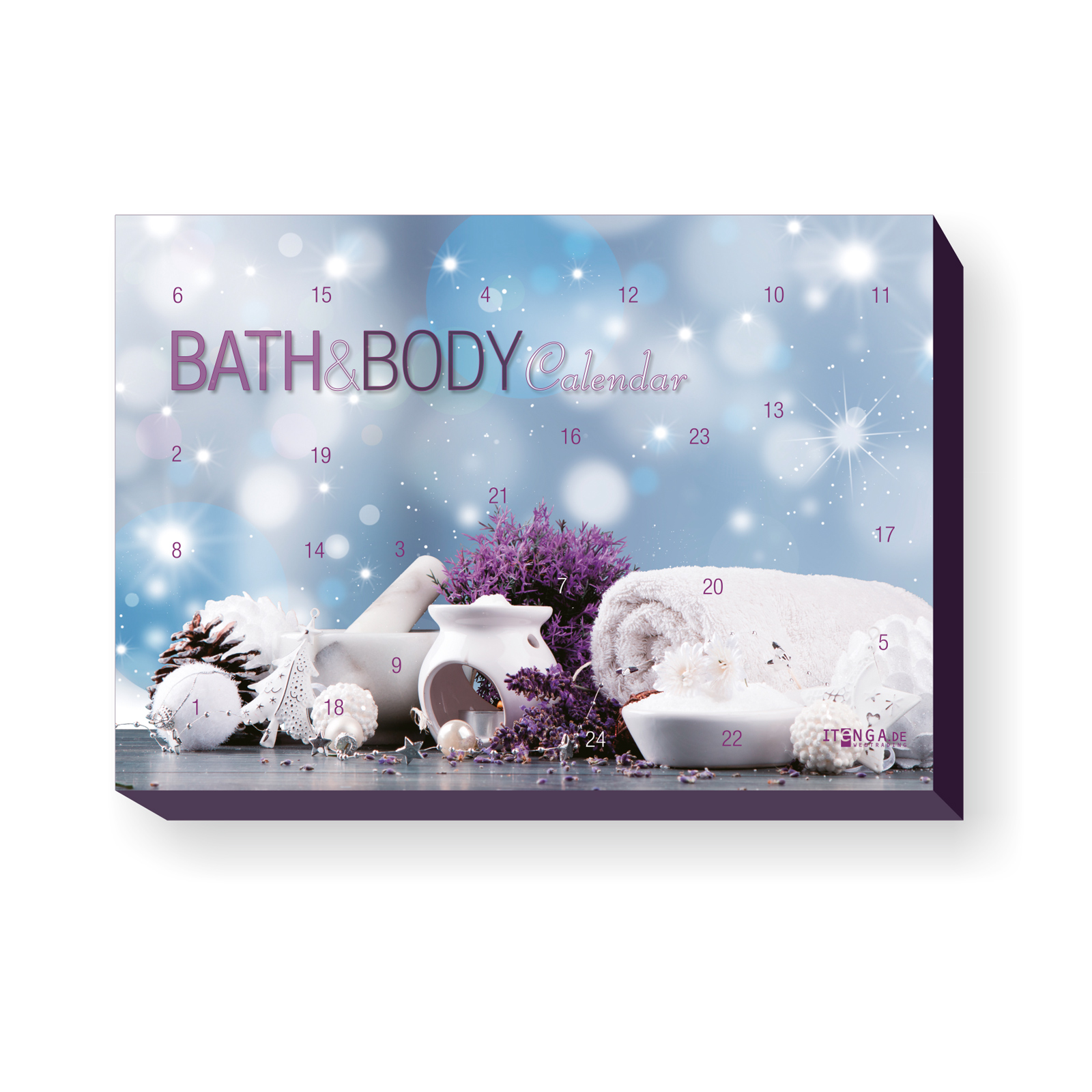 itenga Adventkalender Bath & Body Motiv Spa / Lavendel