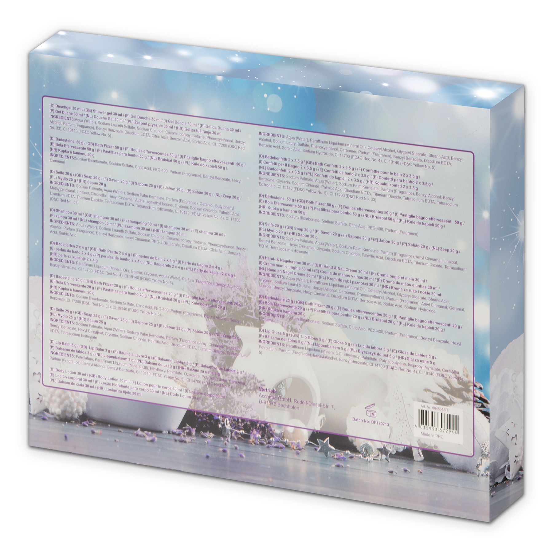 itenga Adventskalender Bath & Body Motiv Spa / Lavendel ...