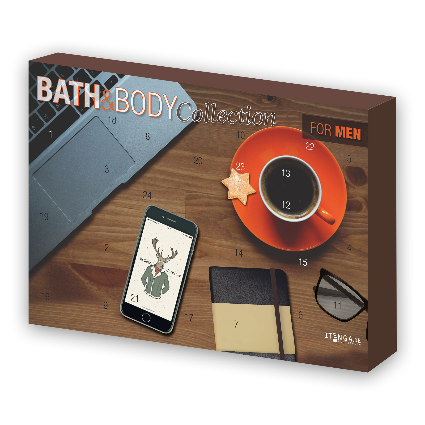 Adventskalender Mnner Bath & Body for Men (Motiv Schrei...