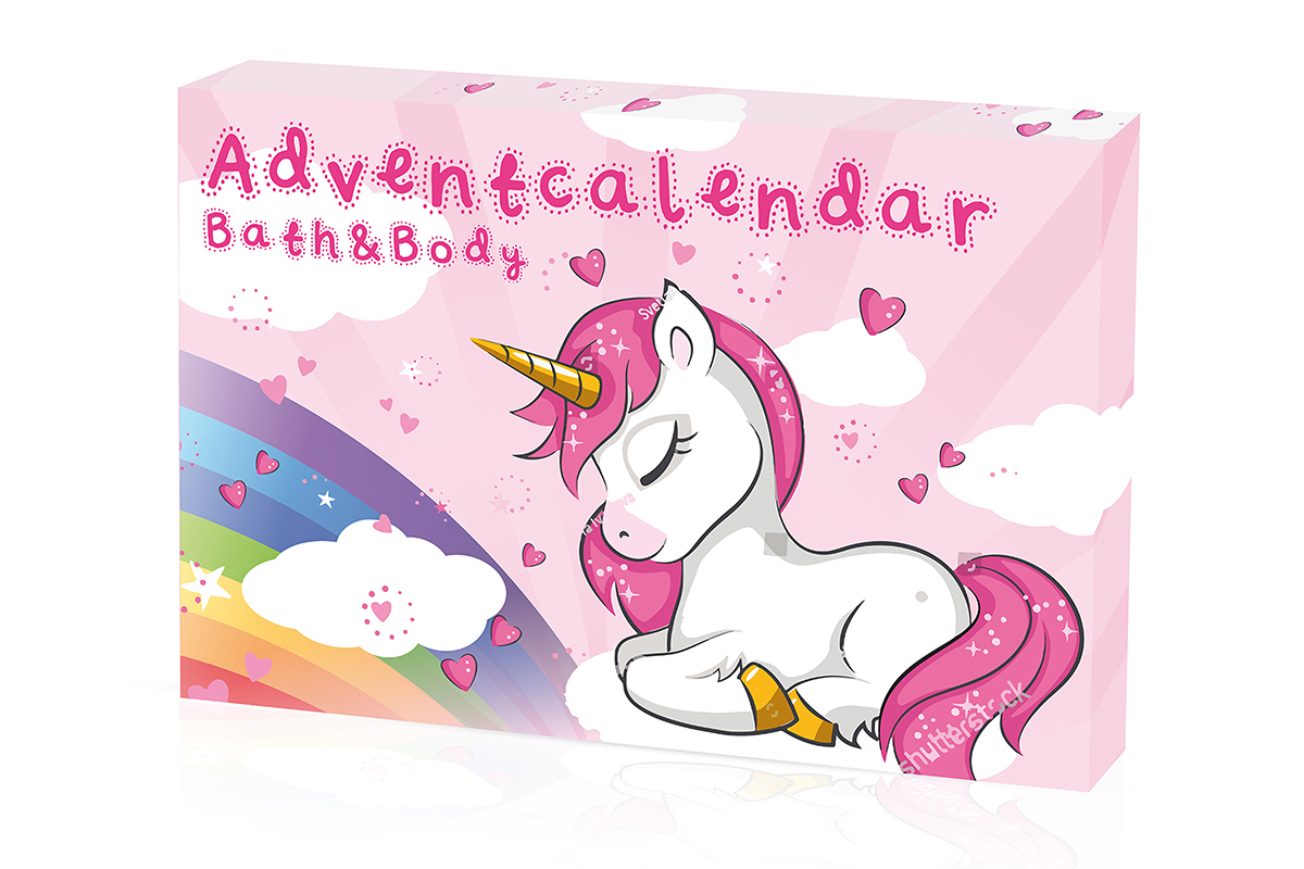 Accentra Adventskalender EINHORN gef�llt mit Pflege Beau...