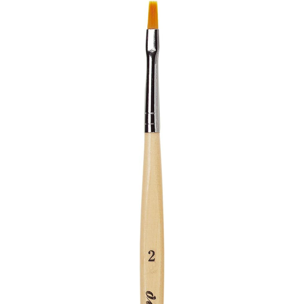 DA VINCI Synthetik Pinsel Gr��e 2 flach