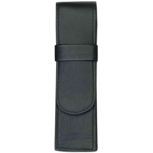 Alassio Schreibger�te-Etui, f�r 2 Schreibger�te, schwarz