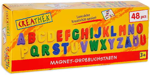 Creathek Magnet Gro�buchstaben 48-teilig