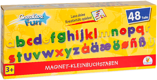 Creathek Magnet Kleinbuchstaben 48-teilig