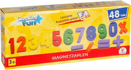 Creathek Magnet Zahlen & Zeichen 48-teilig
