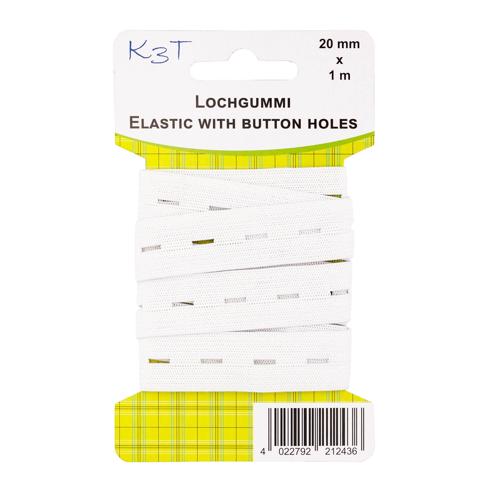 Lochgummi 20 mm x 1 m