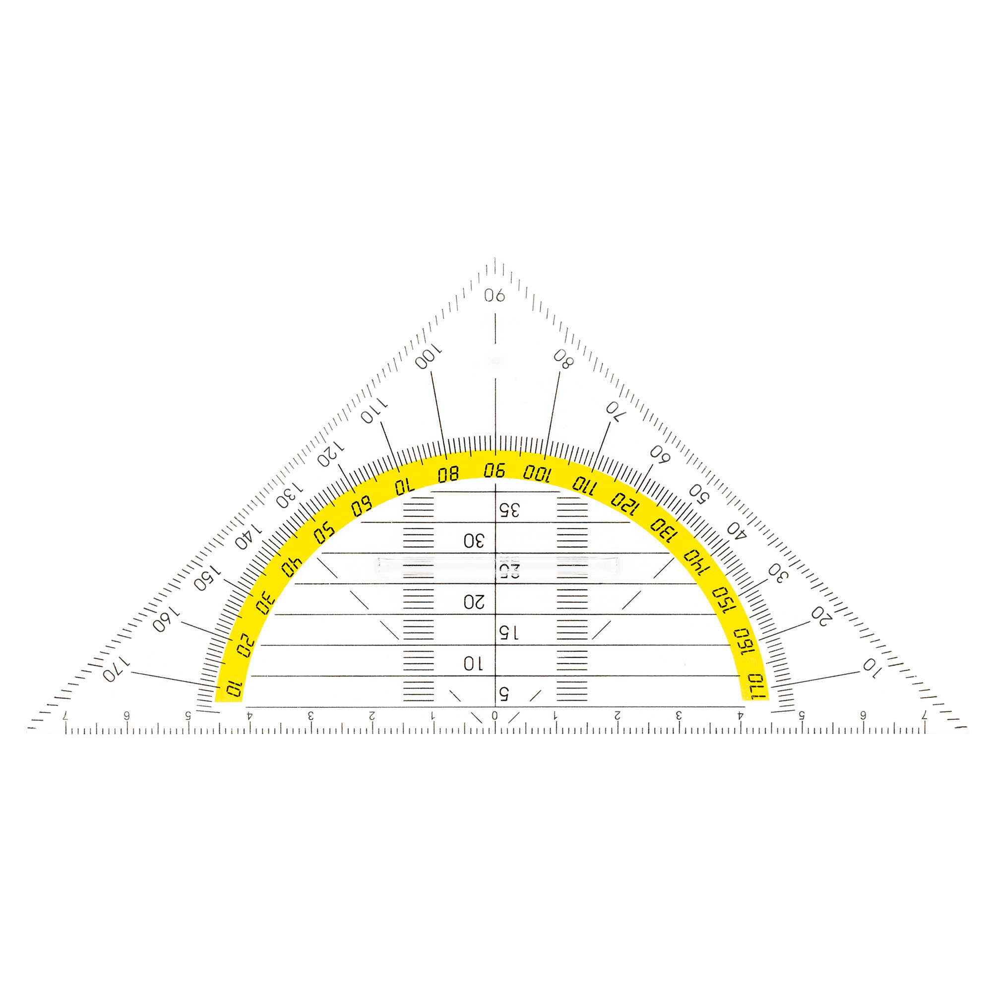 TSI Geometrie-Dreieck 16cm klein mit Griff