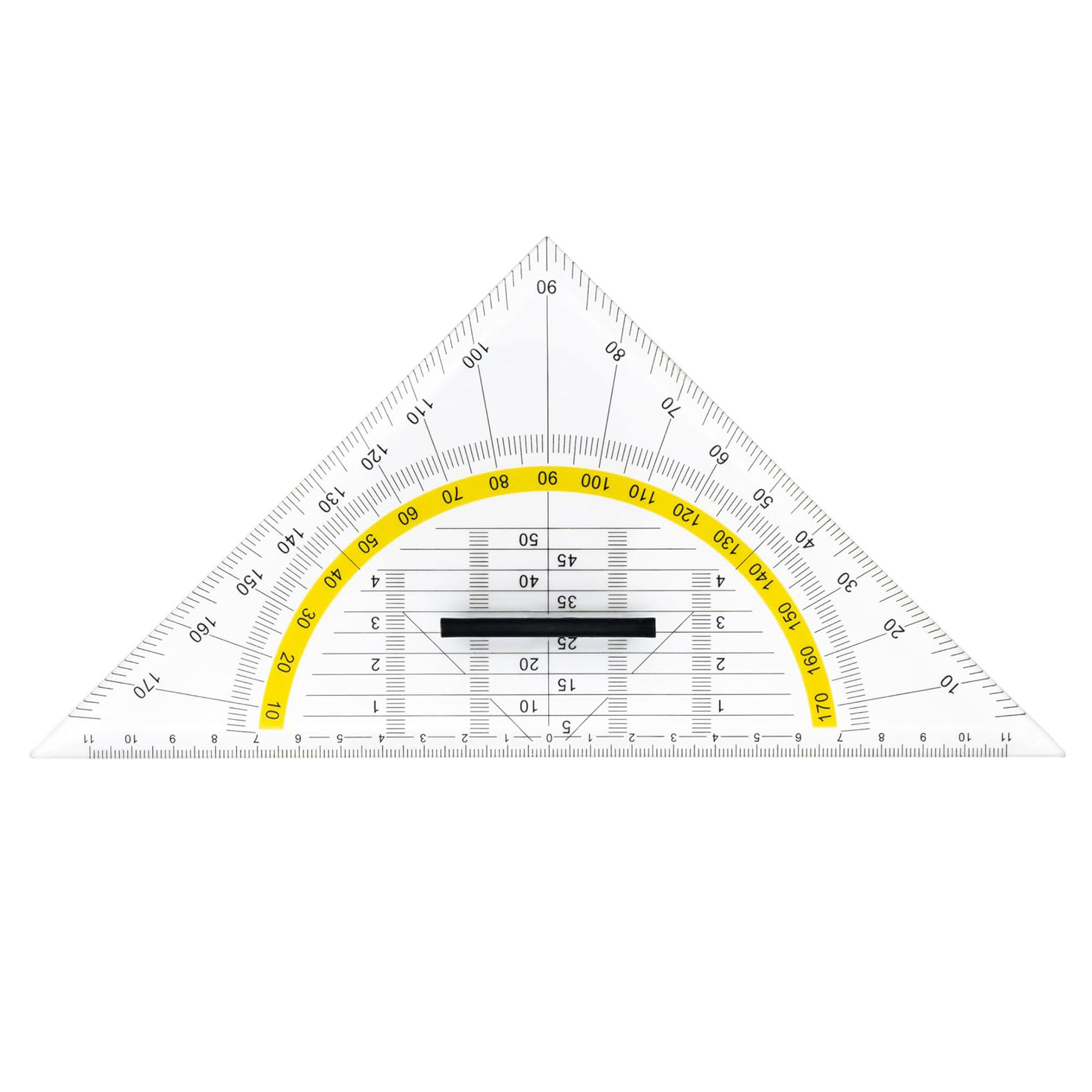 Geodreieck 25cm mit abnehmbarem Griff