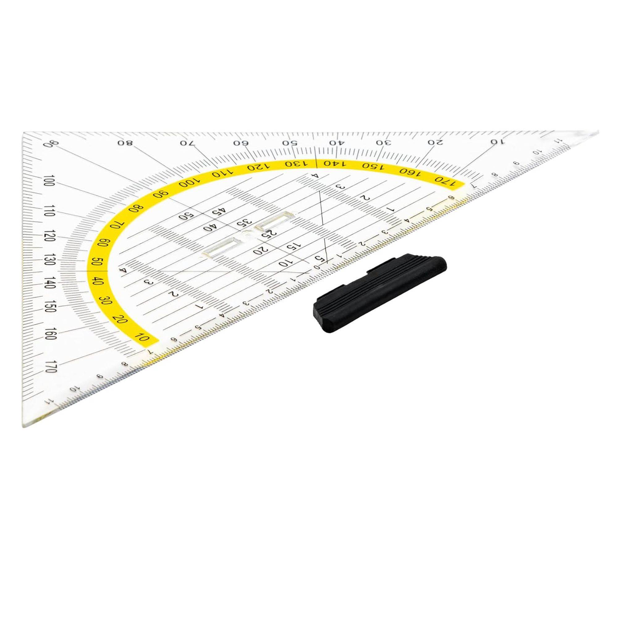 Geodreieck 25cm mit abnehmbarem Griff