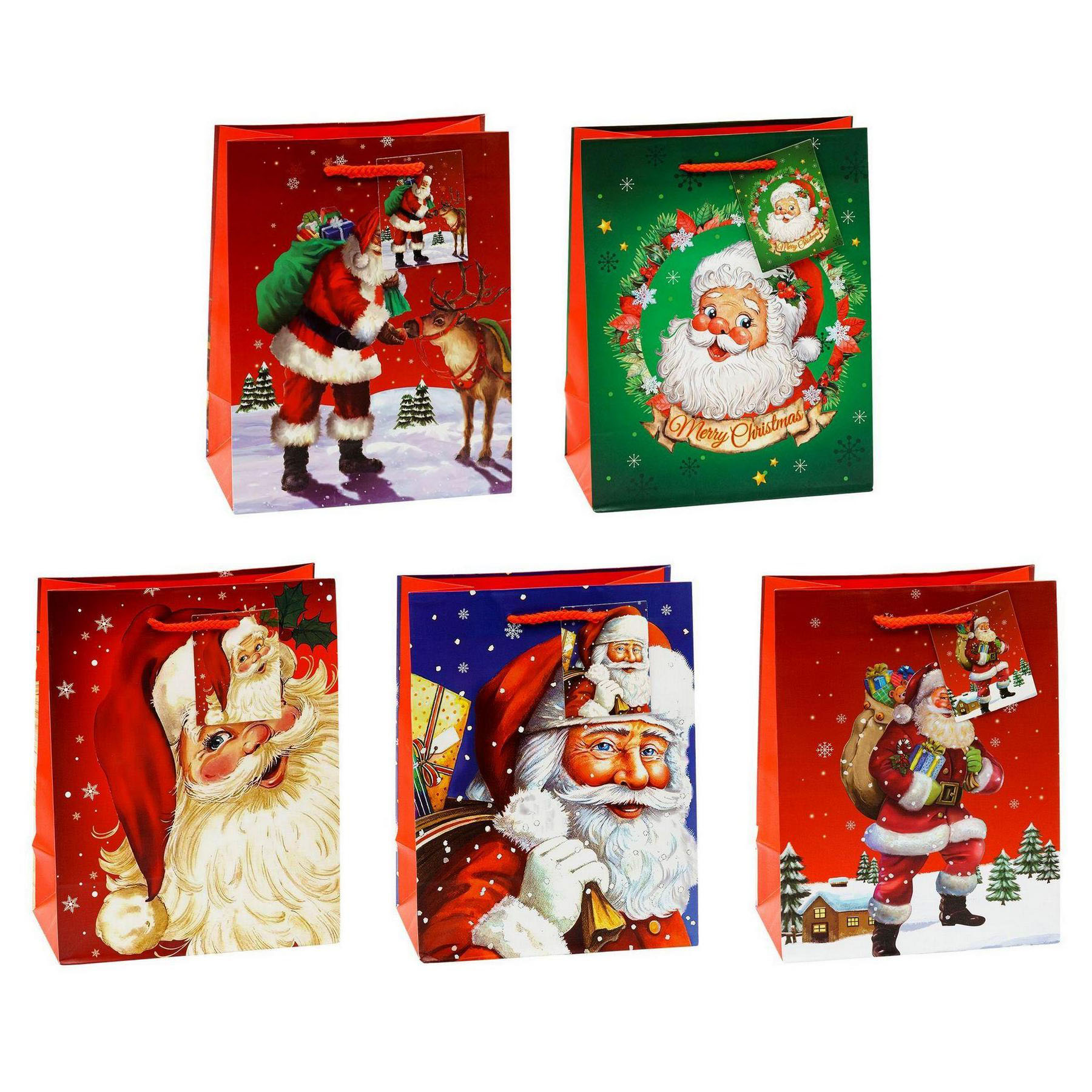TSI 12er Set Geschenkt�ten mittel 23x18x10 cm Weihnachte...