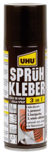 UHU Spr�hkleber 3 in 1, wieder abl�sbar, 200 ml Dose