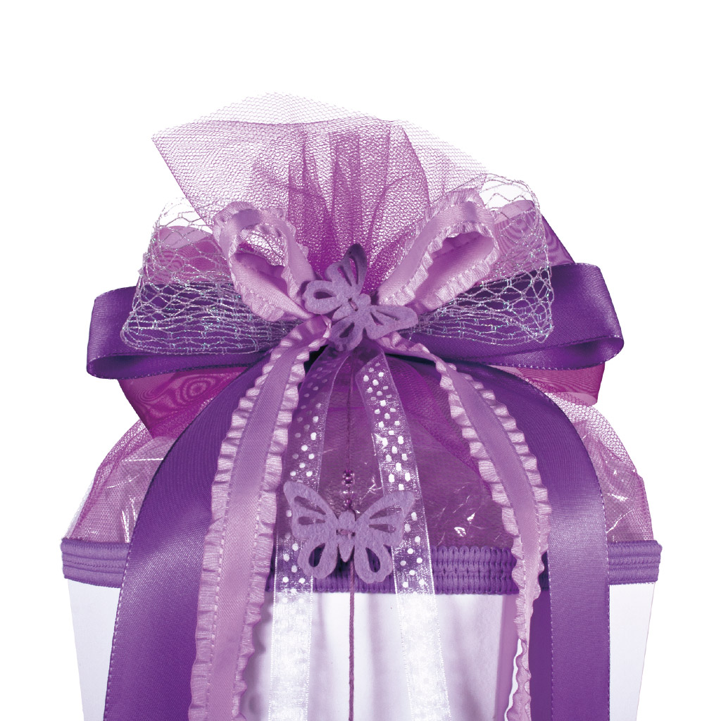 ROTH Schult�tenschleife "Butterfly", lila