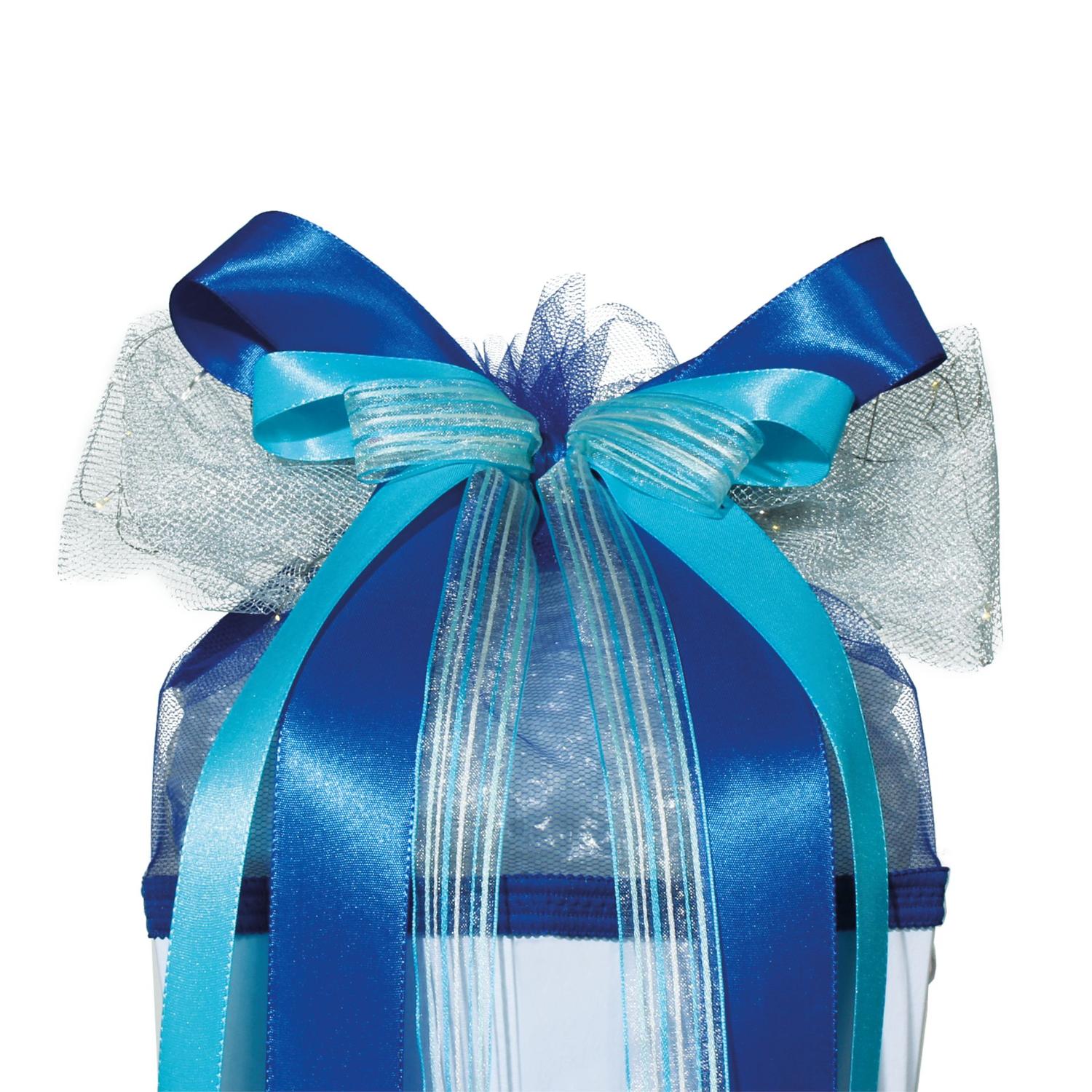 Roth Schult�ten LED-Schleife BLUE STAR ca. 50 x 23 cm