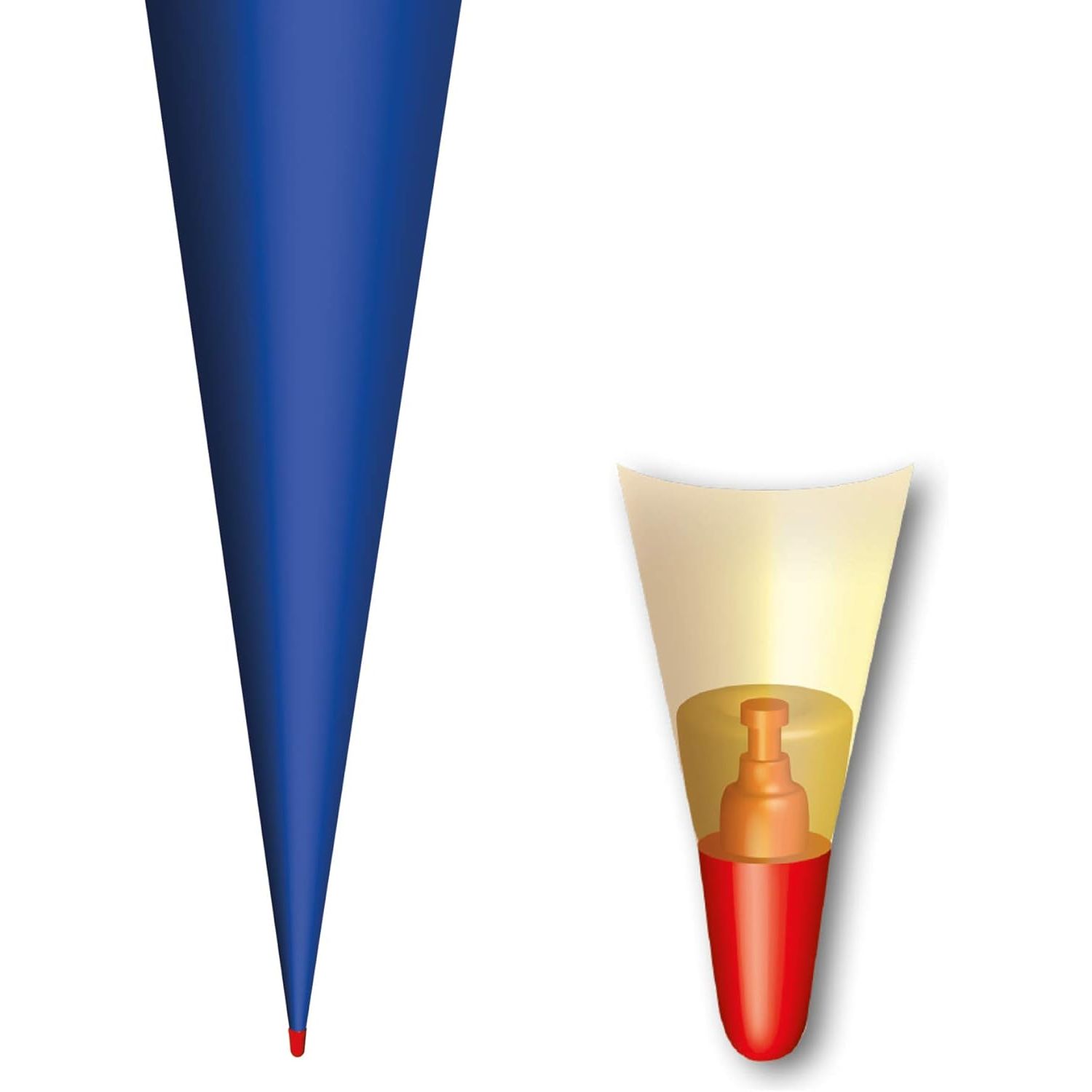 ROTH Bastelschult�te mit Verschluss, 700 mm, ultramarinblau