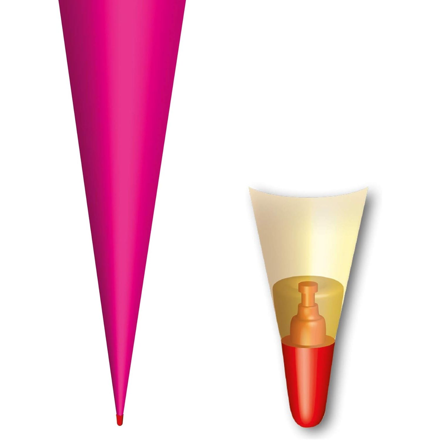 ROTH Bastelschult�te mit Verschluss, 700 mm, pink