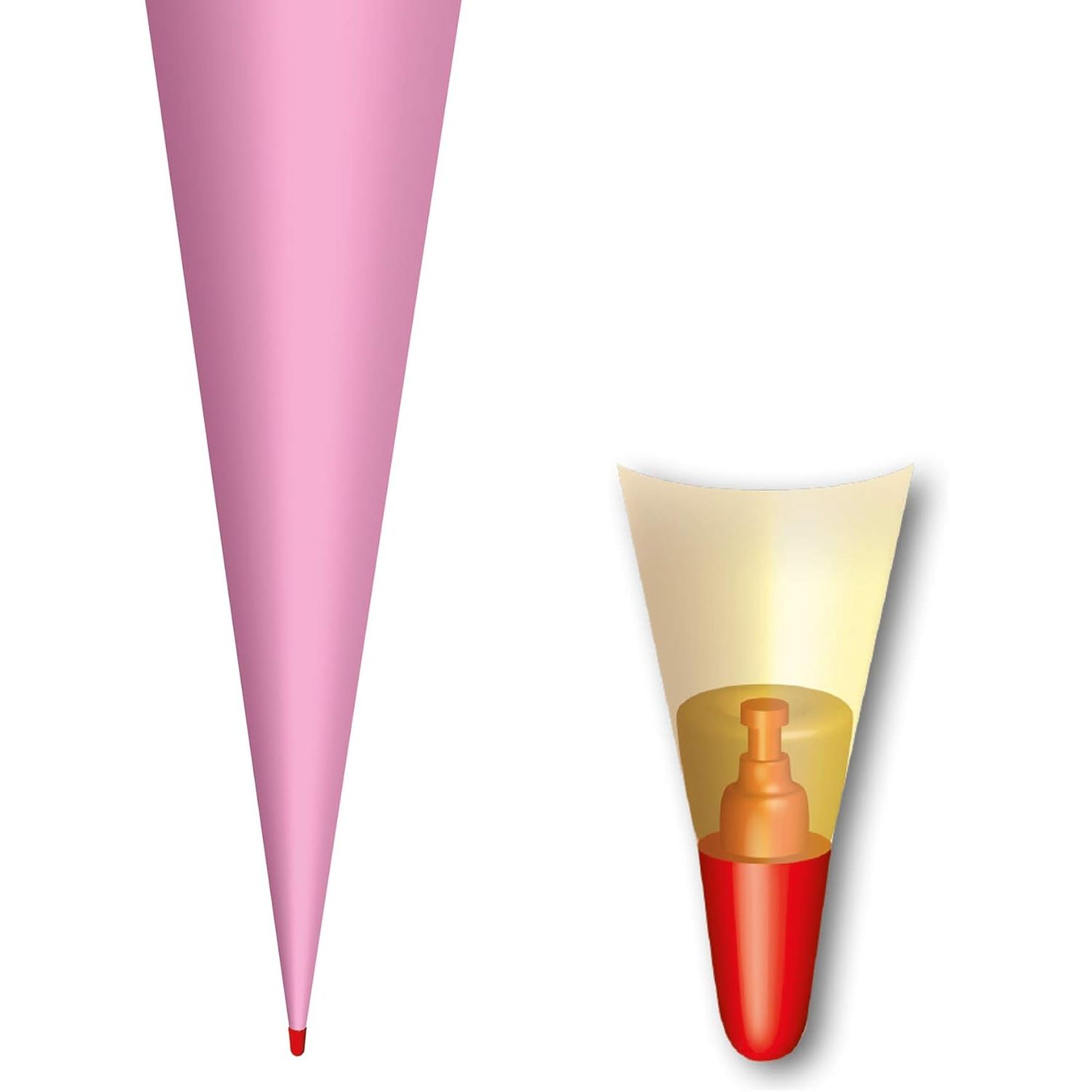 ROTH Bastelschult�te mit Verschluss, 700 mm, rosa