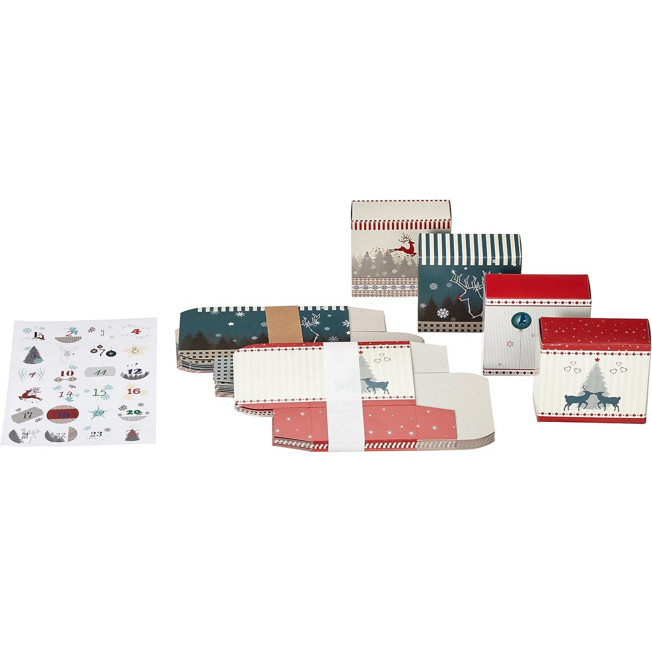 ROTH Adventskalender "24 Adventsboxen Nordic zum Bef�llen"