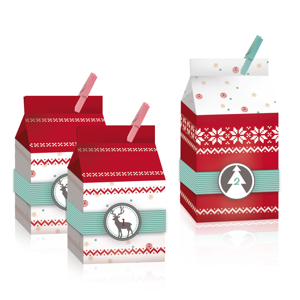 ROTH Adventskalender 24 Boxen "Nordic Bags"