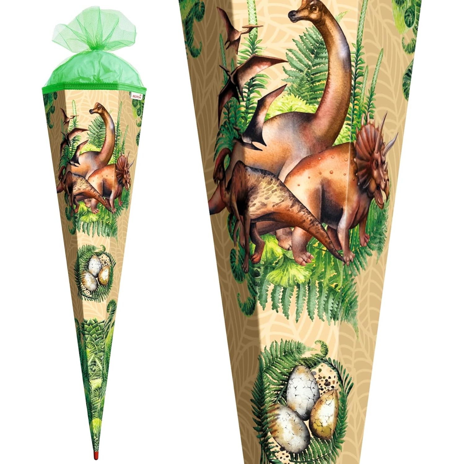 ROTH Schult�te "Veganosaurus", eckig, 85cm