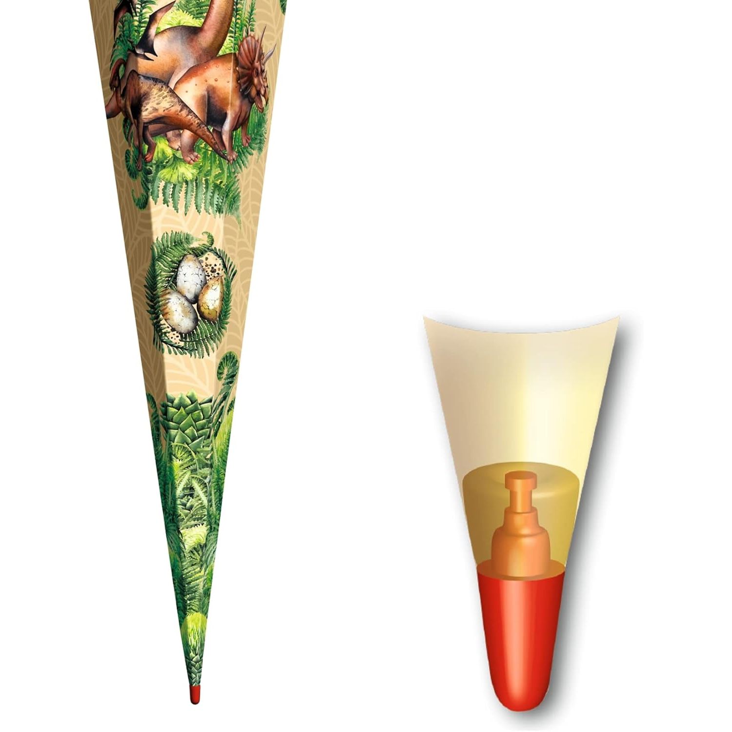 ROTH Schult�te "Veganosaurus", eckig, 85cm