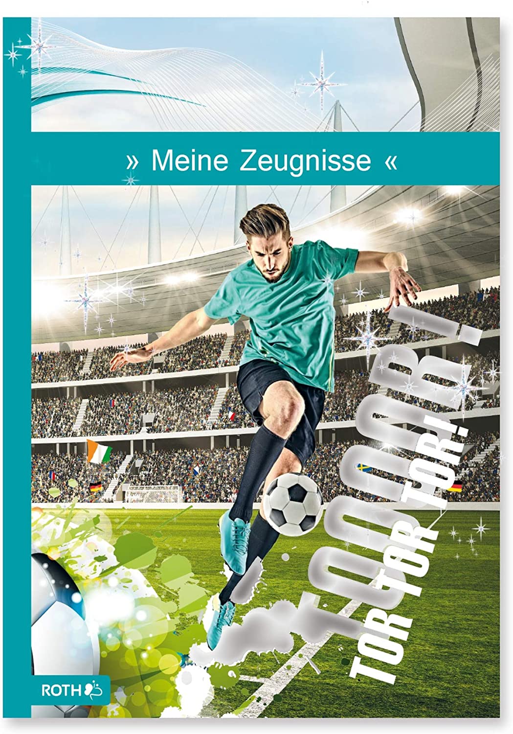 ROTH Zeugnismappe "Fu�ballstar", mit Design und Effekt