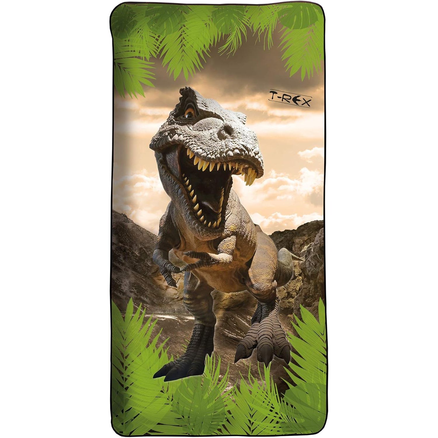 ROTH Kinder-Badetuch "Tyrannosaurus", 600 x 1.200 mm