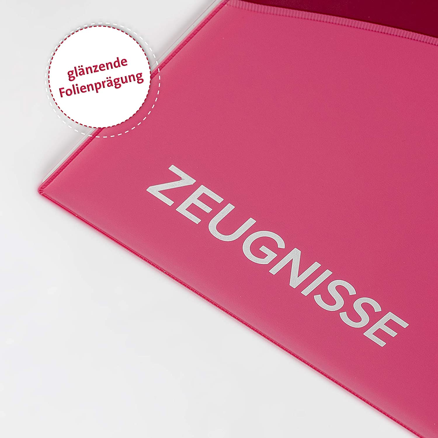 ROTH Zeugnismappe Duo, DIN A4, pink