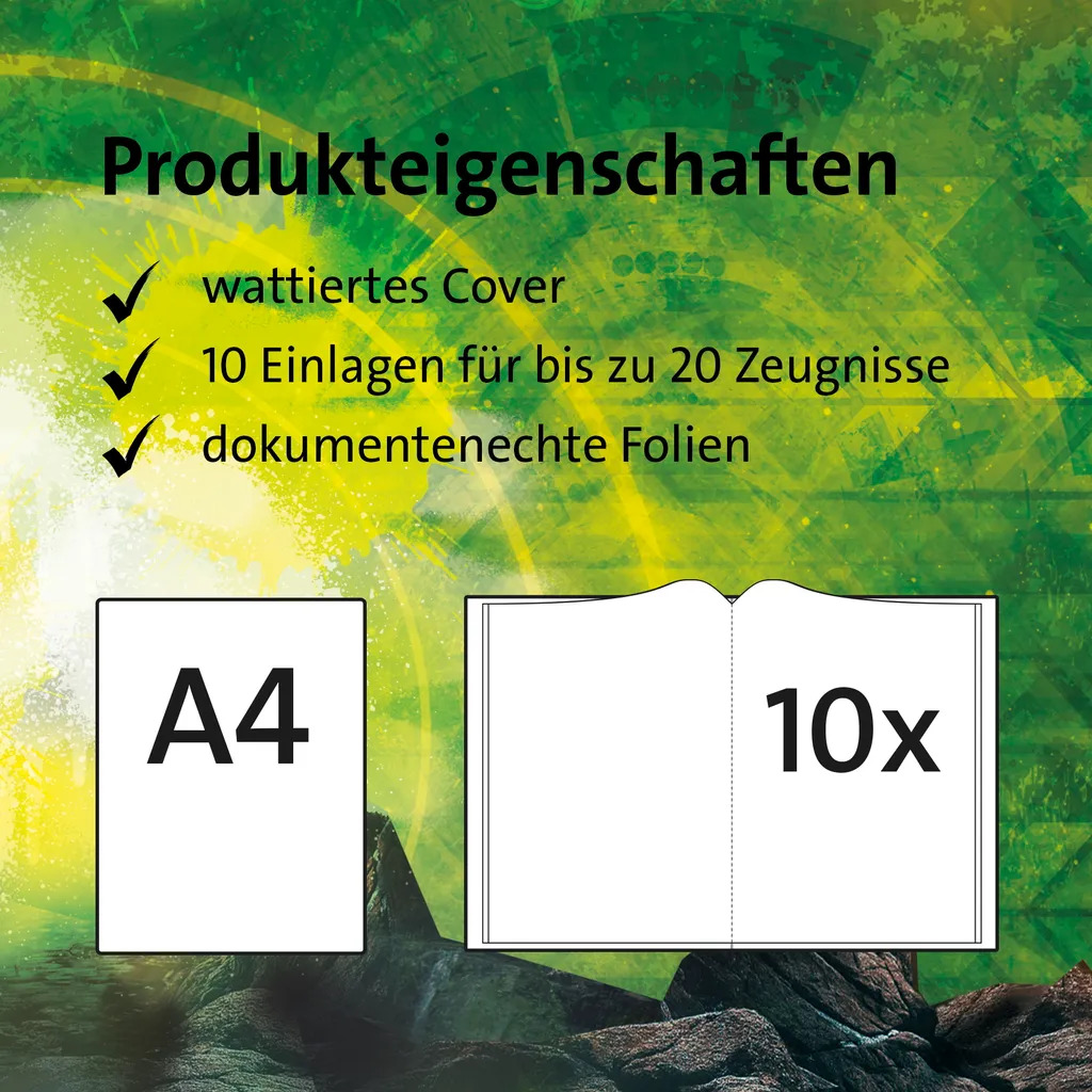 ROTH Zeugnismappe "Robo-Rex", DIN A4