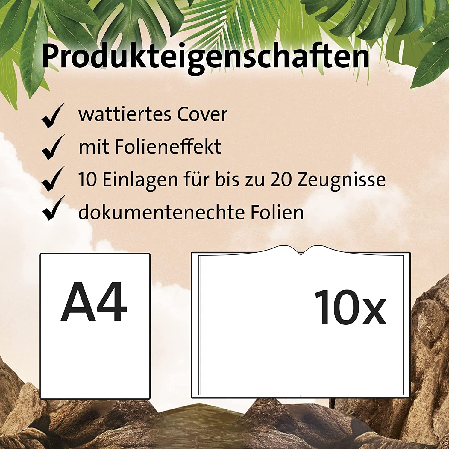 ROTH Zeugnismappe "Tyrannosaurus", mit Design und Effekt