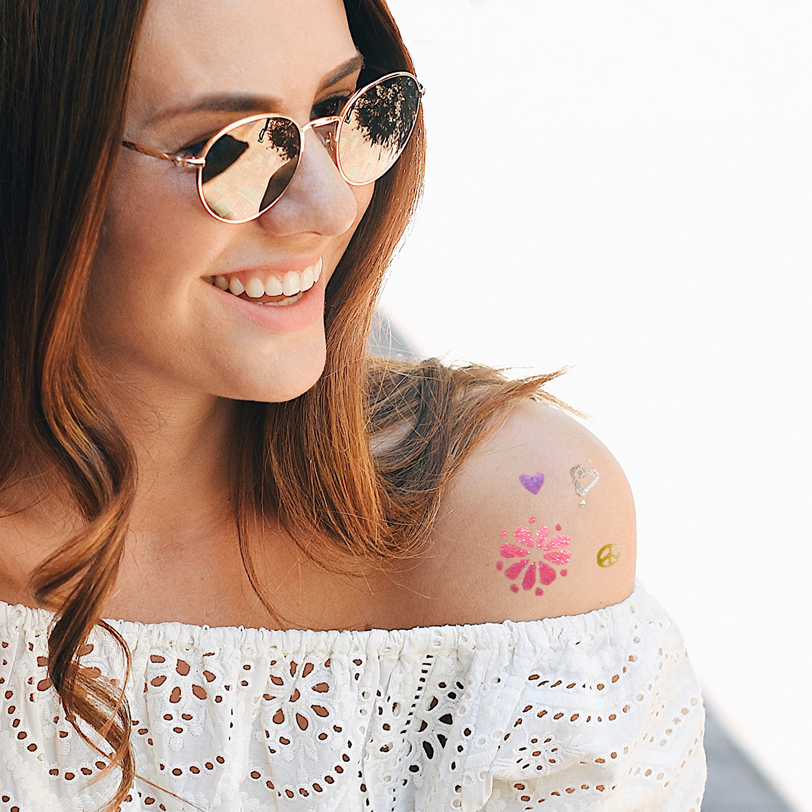 Trendhaus FESTIVAL FEELINGS Tattoo Gelstifte Glitzer 4er...