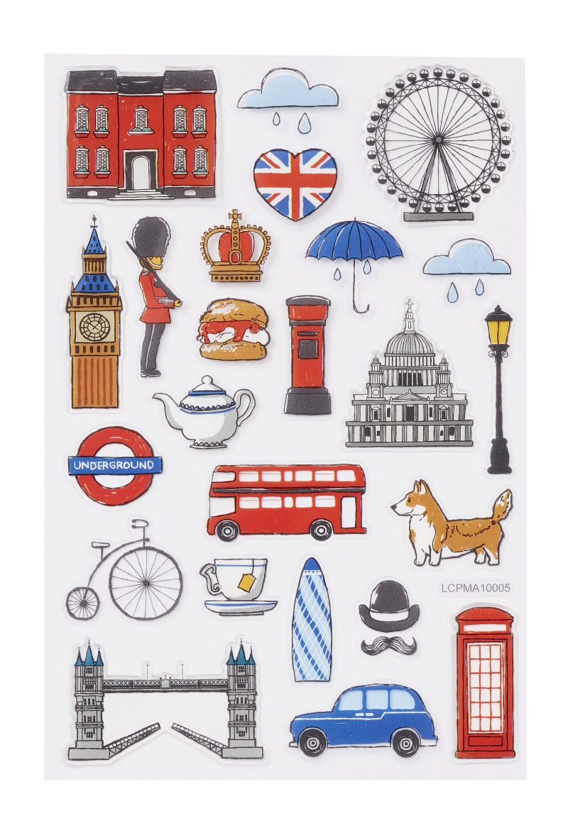 Hobbyfun GLOSSY-Sticker England