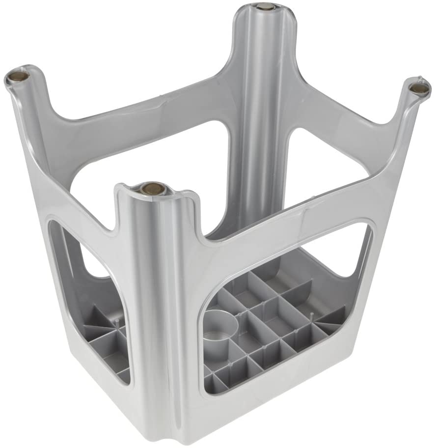 keeeper Maxi-Hocker "max", aus PP, silber