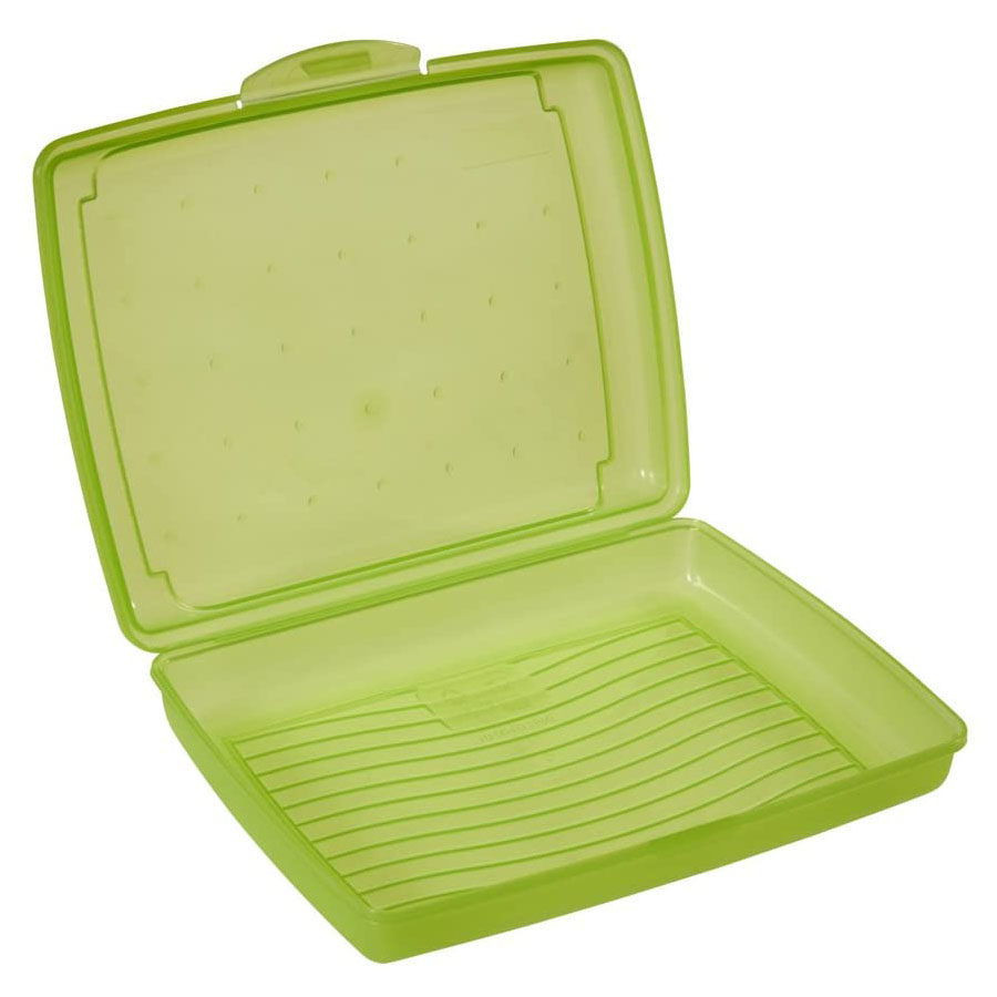 keeeper Brotdose "luca", Click-Box Mini, gr�n-transparent