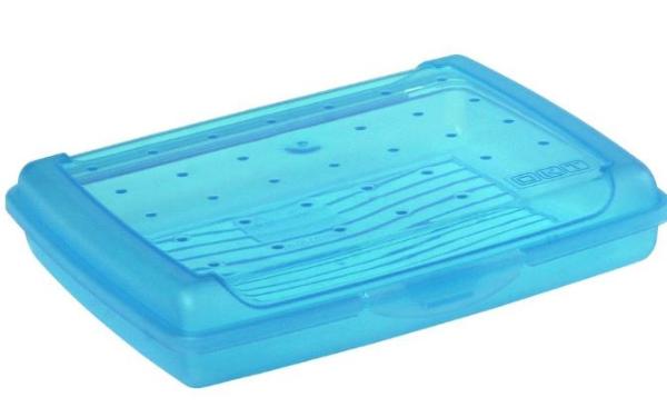 keeeper Brotdose luca, Click-Box Mini, blau-transparent