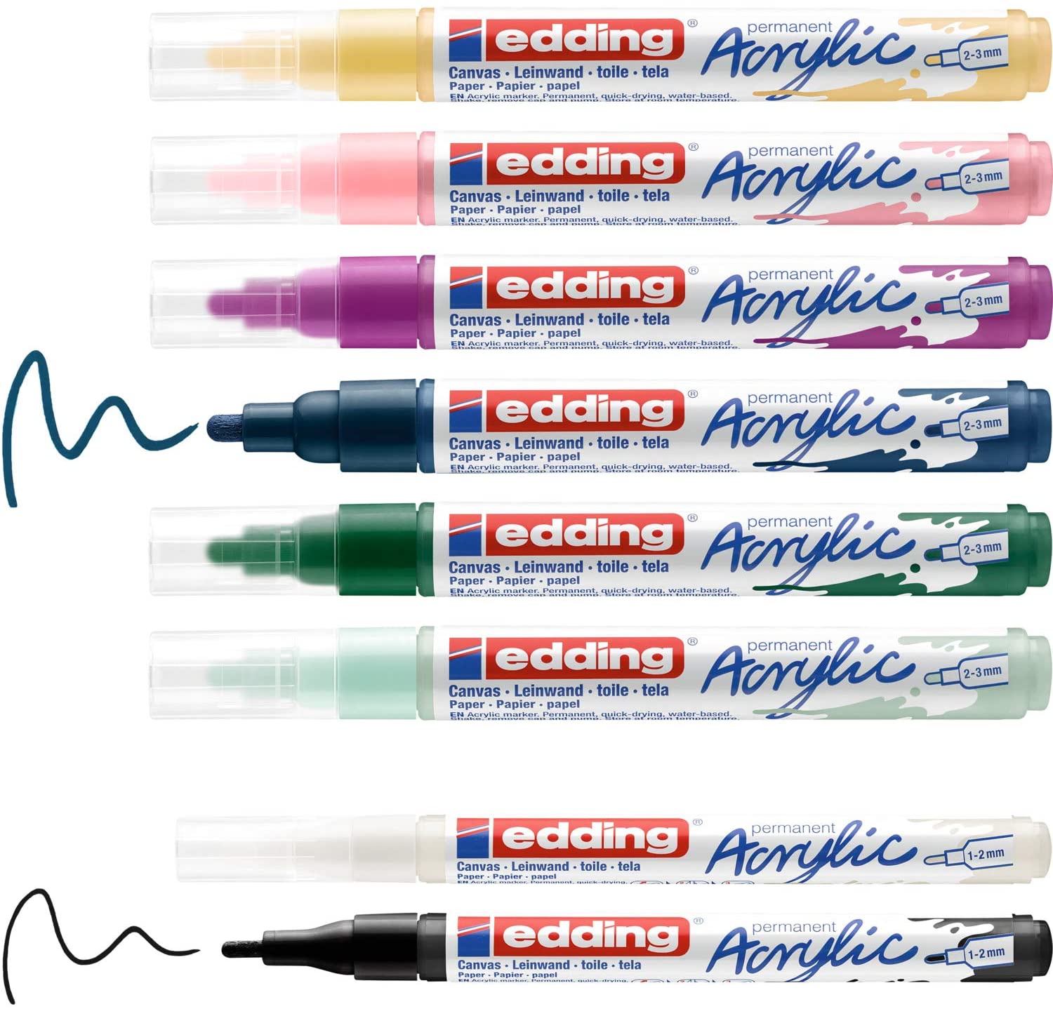 Acryl Marker Starter Set Nordic 8er-Set