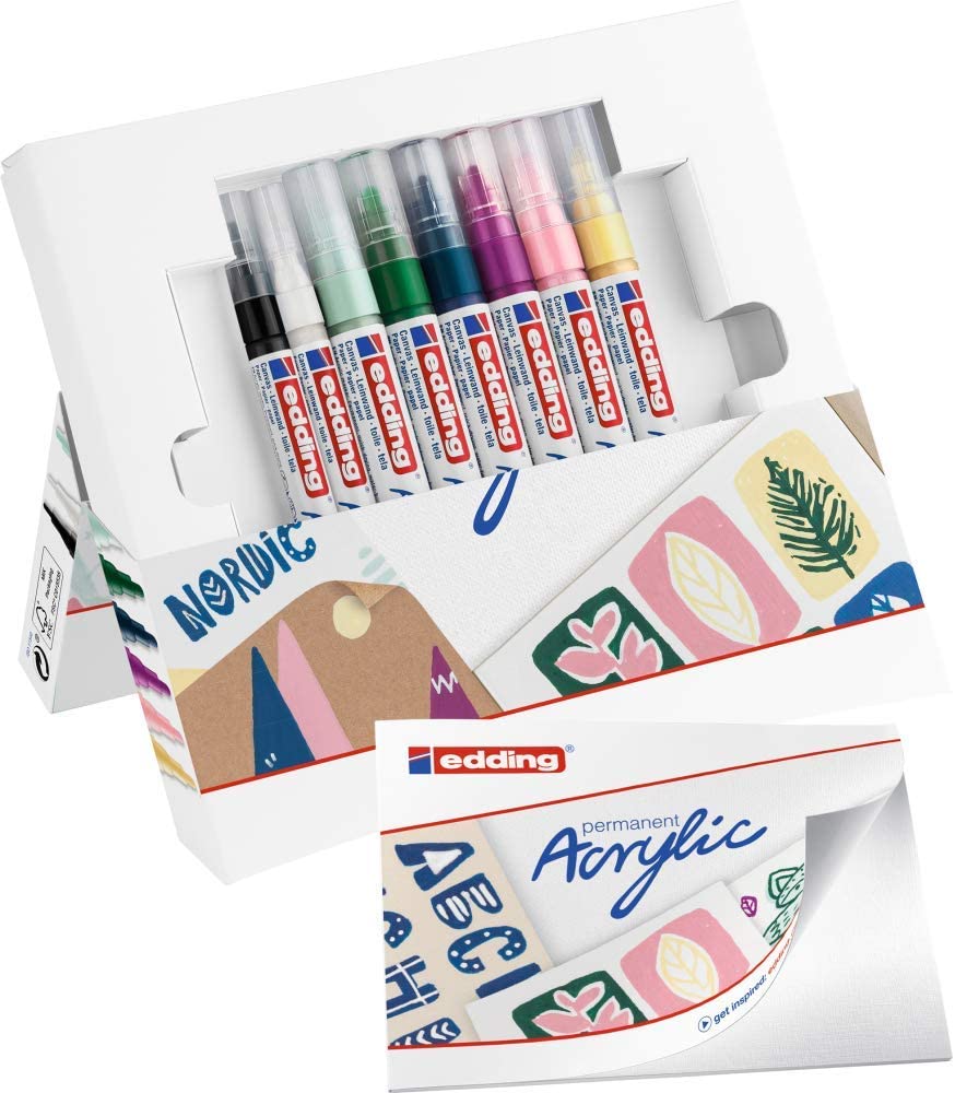 Acryl Marker Starter Set Nordic 8er-Set