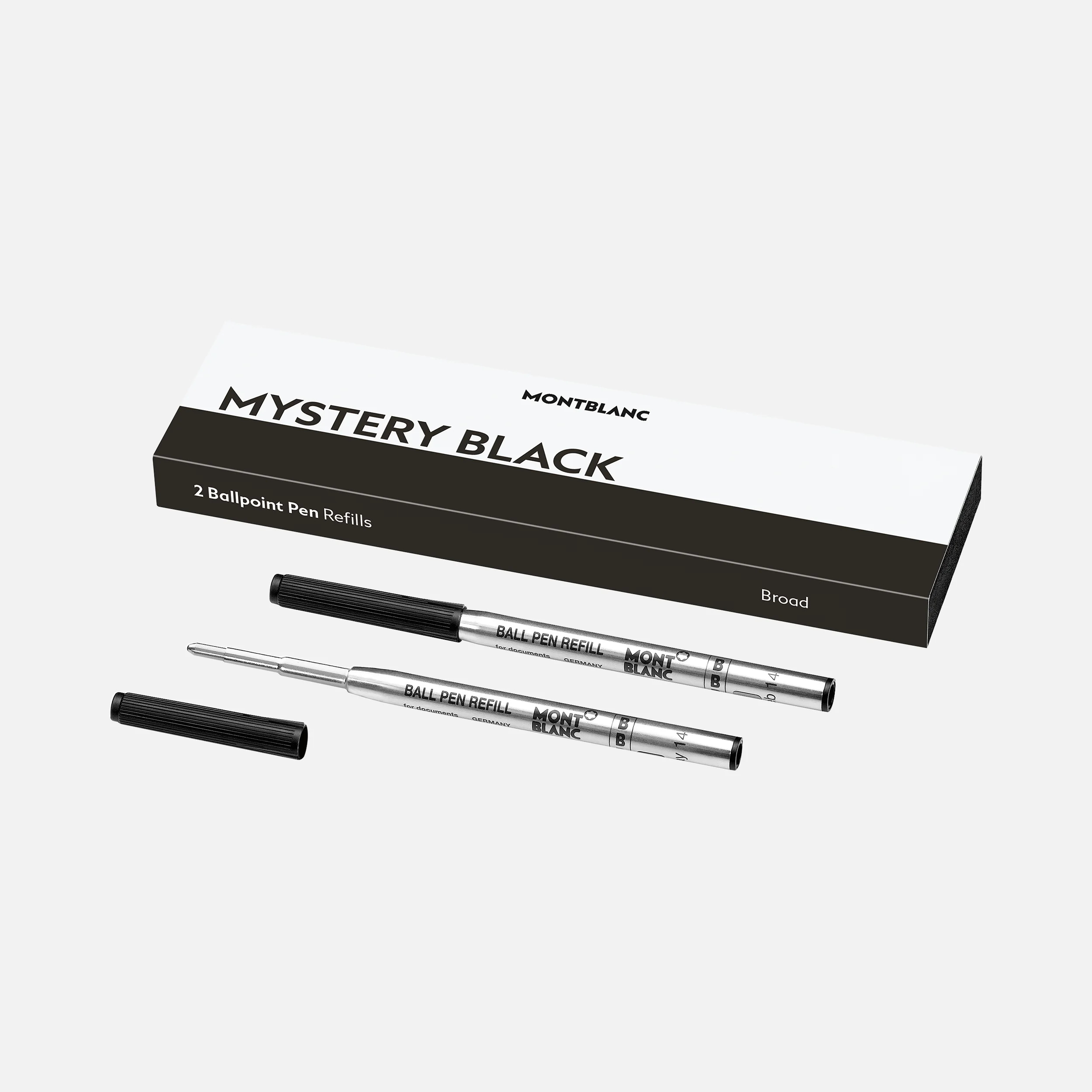 MONT BLANC Kugelschreibermine 2ST B schwarz 128212 (116191)