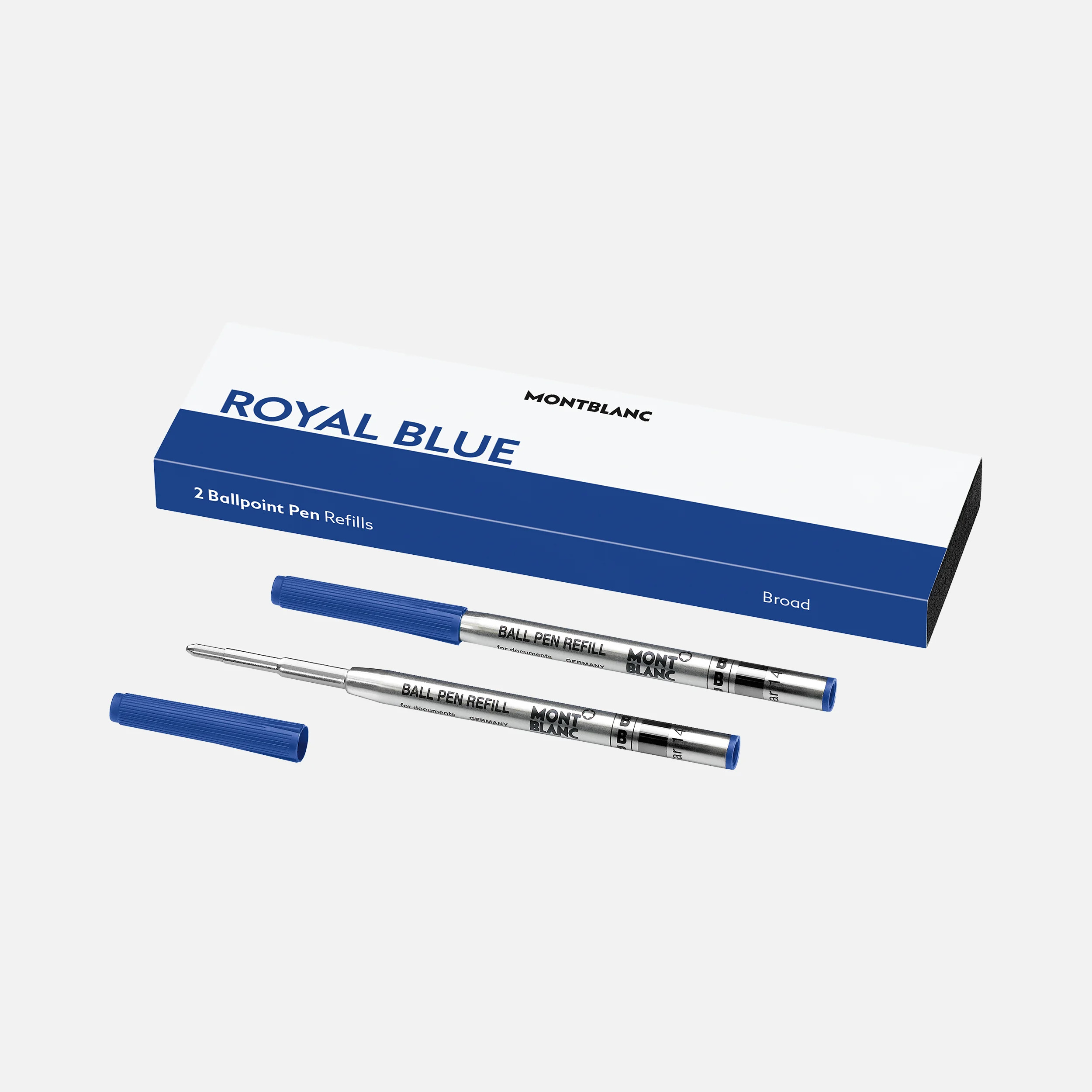 MONT BLANC Kugelschreibermine 2ST B royalblau