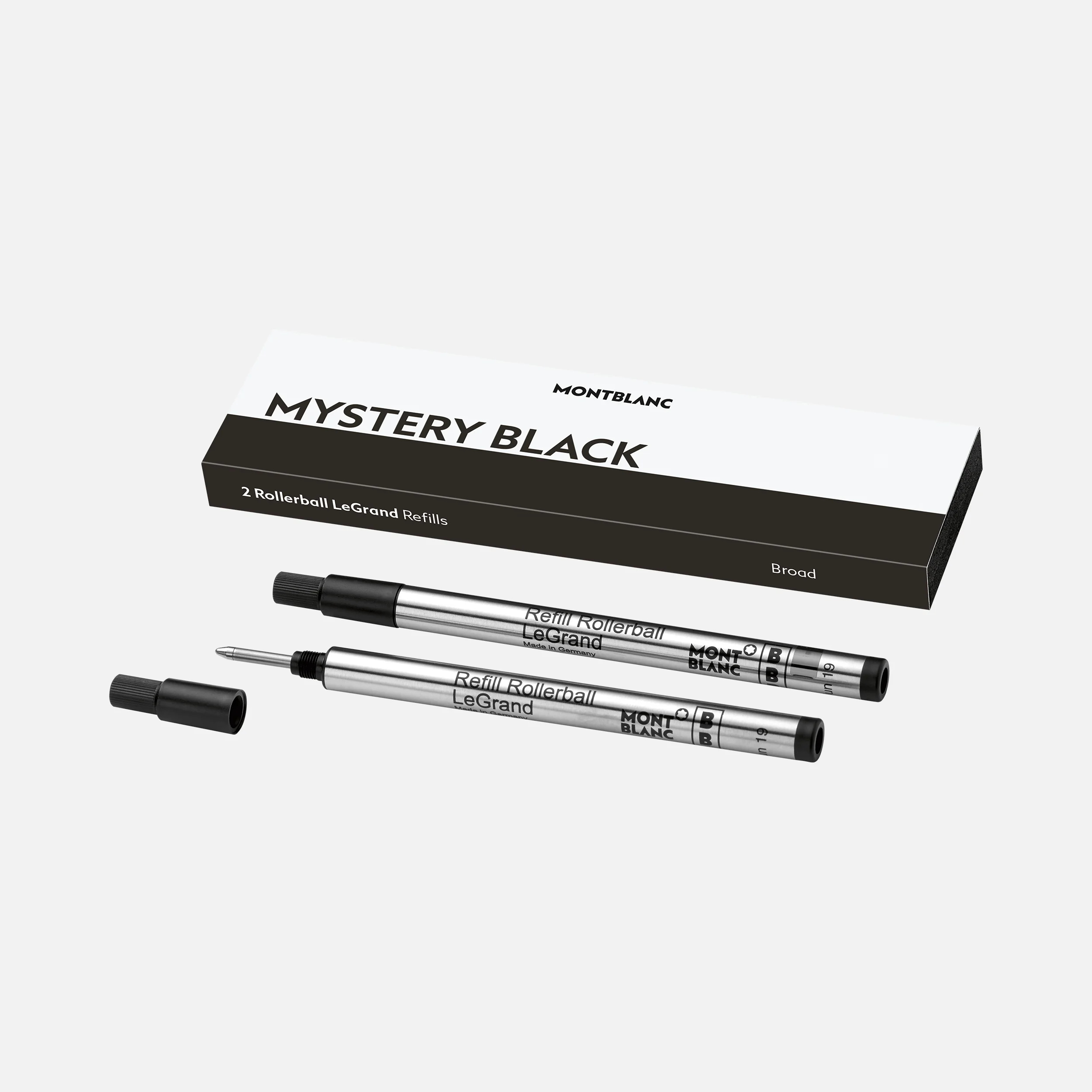 MONT BLANC Tintenrollermine B 2ST mystery black 128226