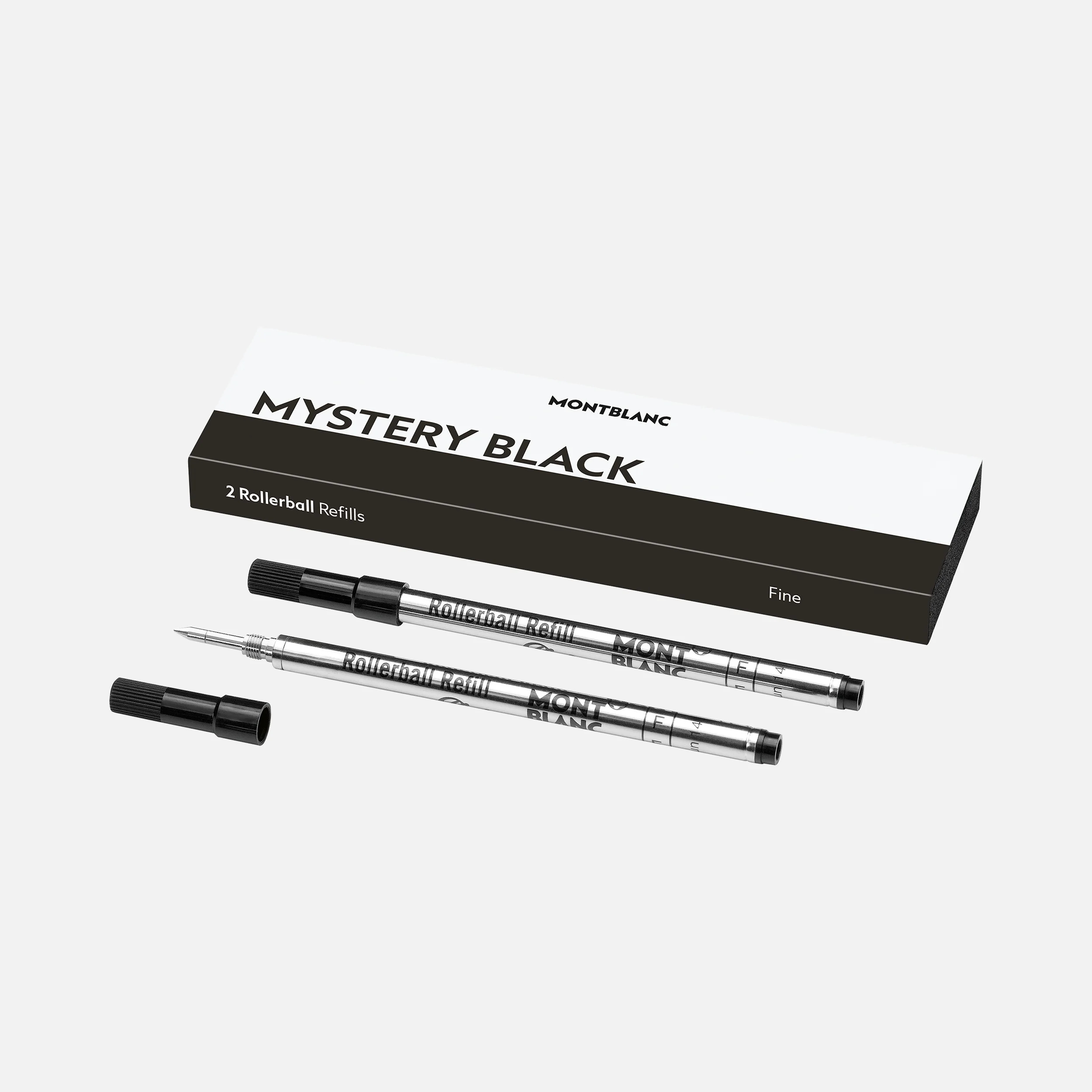 MONT BLANC Tintenrollermine 2ST F schwarz 128230